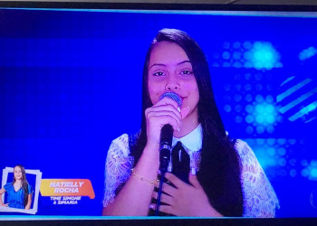 Piauiense Natielly Rocha não consegue vaga na próxima fase do The Voice Kids